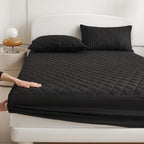Quilted Waterproof Mattress Protector Fitted Bed Pad
